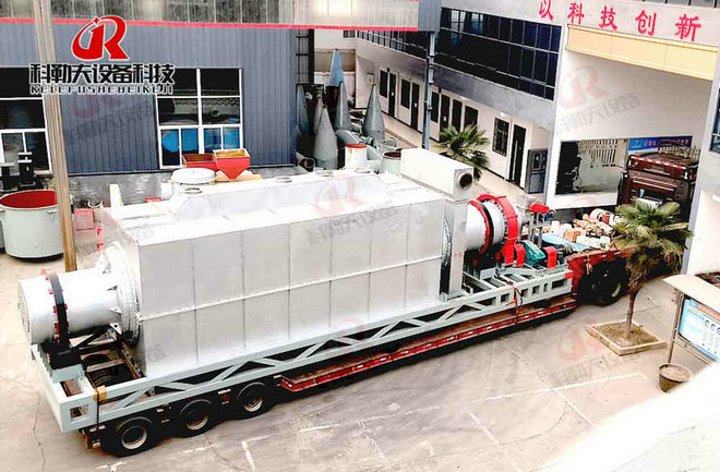 The sludge drying and carbonization production line is sent to Rockford, and the stainless steel sludge dryer is matched with high-efficiency sludge carbonizer. The sludge drying and carbonization production line is sent to Rockford, and the stainless steel sludge dryer is matched with high-efficiency sludge carbonizer.