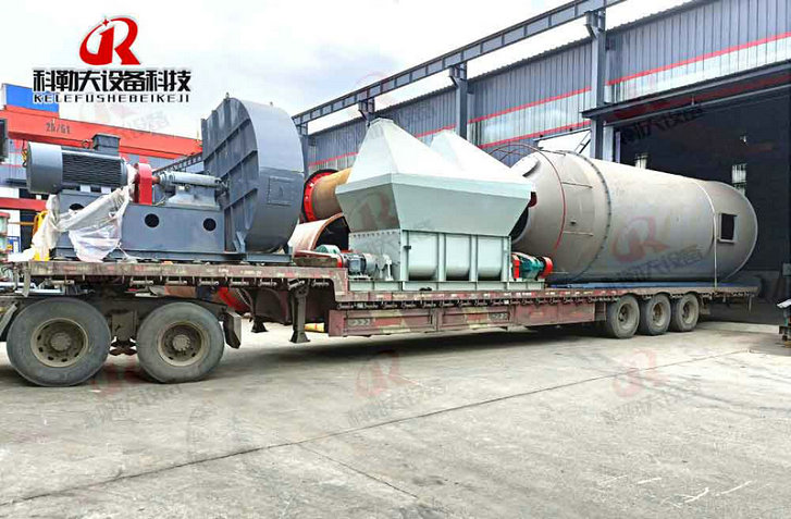 Large slime dryer with a daily production line of 1500 tons of slime sent to Savannah Large slime dryer with a daily production line of 1500 tons of slime sent to Savannah