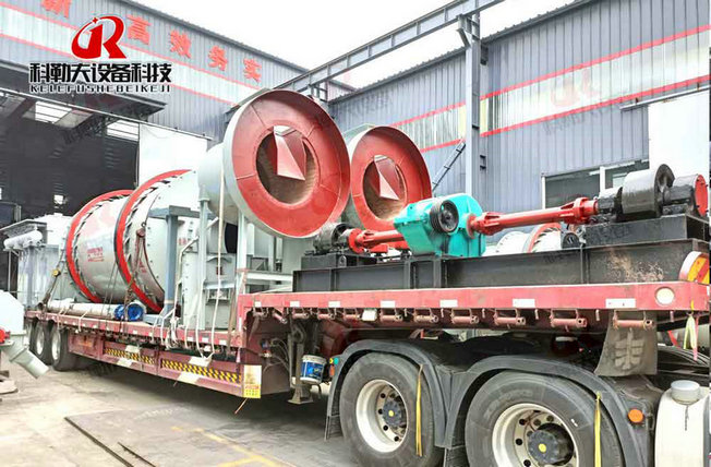 Hartford 30-ton drying sand production line, equipped with new environmental protection three-return sand dryer, pulse dust collector and other equipment delivery Hartford 30-ton drying sand production line, equipped with new environmental protection three-return sand dryer, pulse dust collector and other equipment delivery