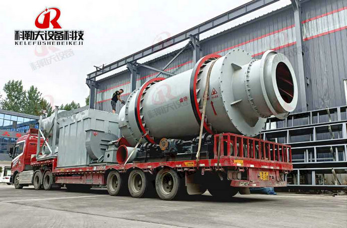 Pueblo environmental protection three-barrel drying sand production line equipment delivery, equipped with hourly production of 35 tons three-return sand dryer, high efficiency pulse dust collector Pueblo environmental protection three-barrel drying sand production line equipment delivery, equipped with hourly production of 35 tons three-return sand dryer, high efficiency pulse dust collector