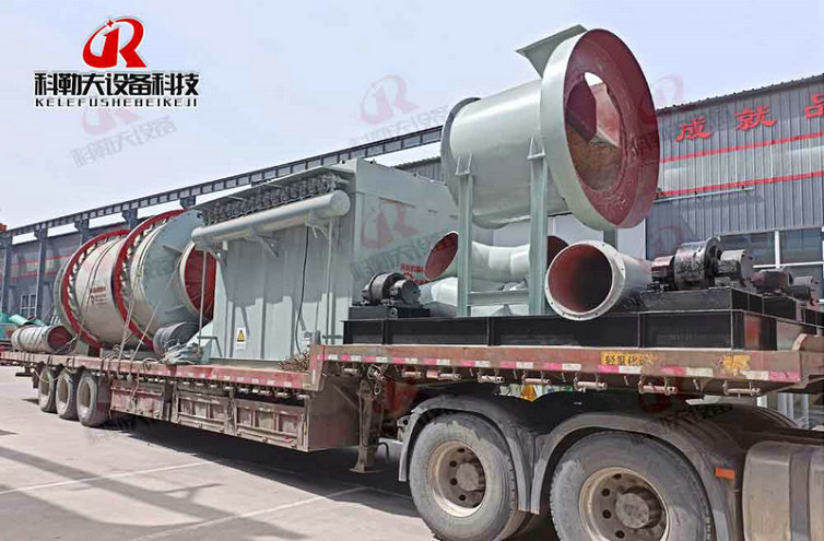 Jacksonville Production 40-ton new three-barrel sand drying production line equipment is officially delivered, equipped with three-return environmental protection sand dryer, high efficiency pulse dust collector Jacksonville Production 40-ton new three-barrel sand drying production line equipment is officially delivered, equipped with three-return environmental protection sand dryer, high efficiency pulse dust collector