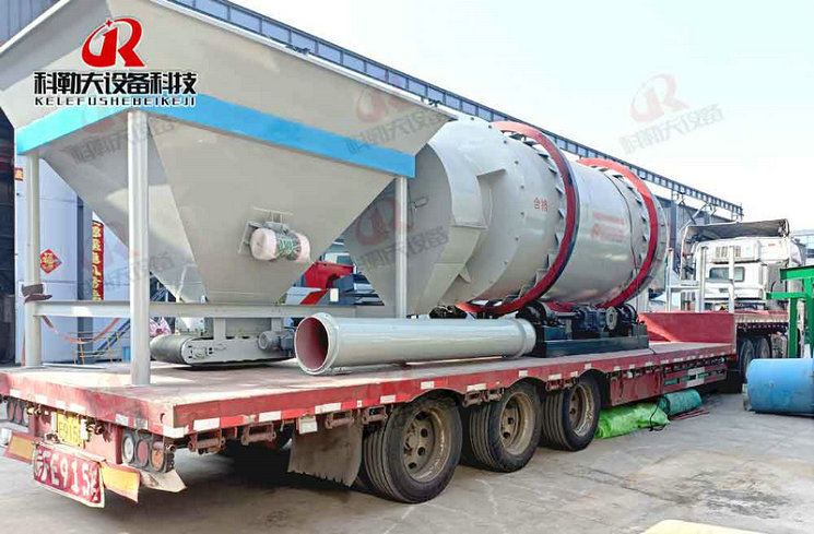 Three return sand drying production line of 30 tons per hour is then transferred to SantaBarbara, equipped with environmental protection sand drying equipment and sand feeder Three return sand drying production line of 30 tons per hour is then transferred to SantaBarbara, equipped with environmental protection sand drying equipment and sand feeder