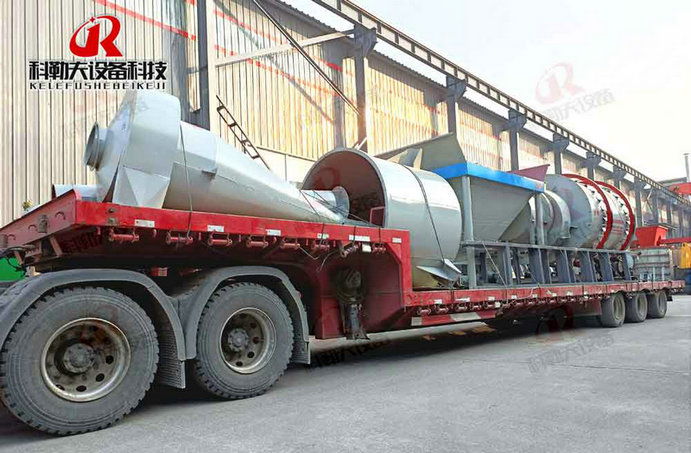 The drying sand production line of 30 tons per hour was sent to LosAltos Province The drying sand production line of 30 tons per hour was sent to LosAltos Province