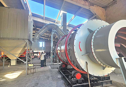 Türkiye protection sand drying production line project Türkiye protection sand drying production line project