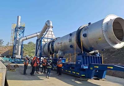 Chile 2.5x14m copper concentrate dryer Chile 2.5x14m copper concentrate dryer