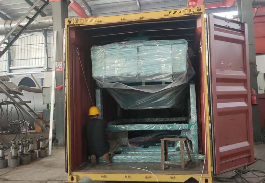 30 tons sand dryer shipped to Jamaica 1