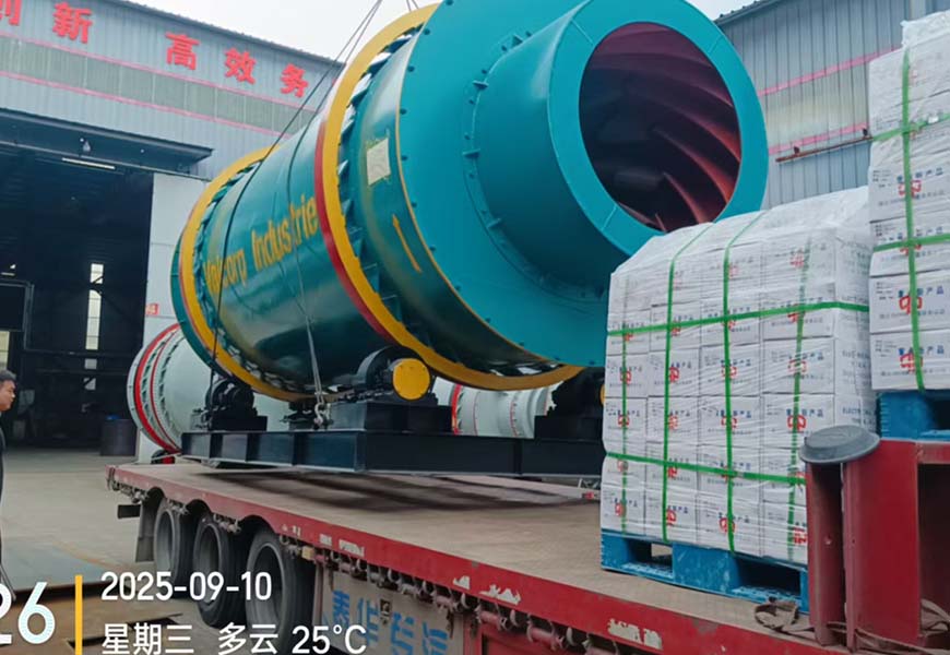 30 tons sand dryer shipped to Jamaica 0