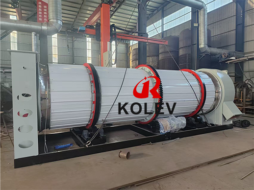 Sand and gravel heating dryer shipped to Canada 0